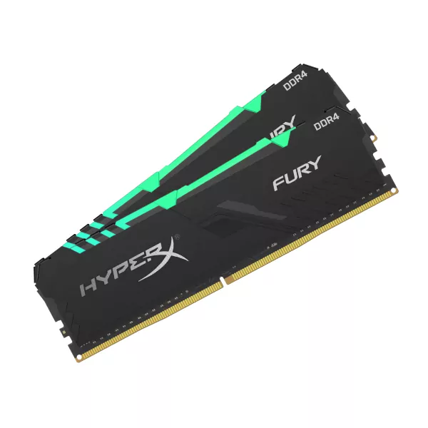 HYPERX FURY 16GB (8GB X 2) DDR4 2666Mhz RGB – Image 2