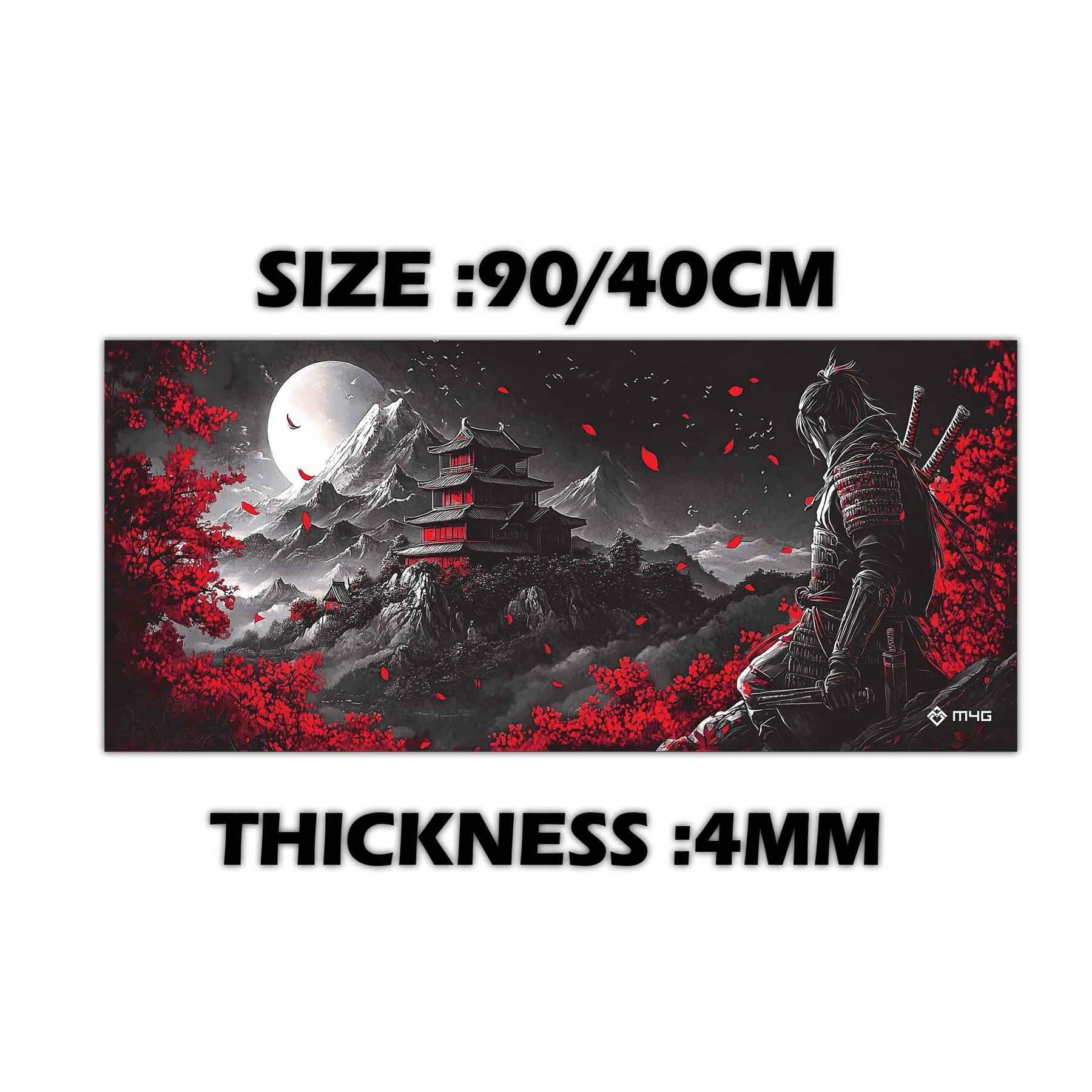 M4G White&black AS XXL 900x400mm – Image 2